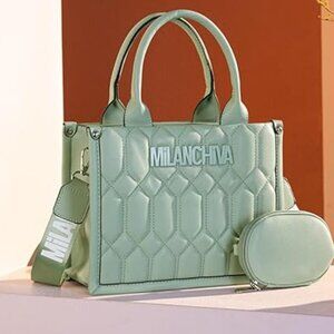 Milan Chiva Tote Bag for Women Crossbody Purse Top Handle Handbag